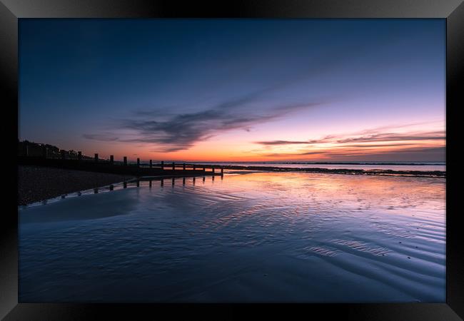 Eastbourne Early Sunrise Framed Print by Nick Rowland