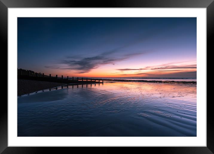 Eastbourne Early Sunrise Framed Mounted Print by Nick Rowland