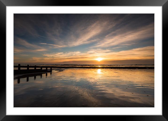 Risen Sun Framed Mounted Print by Nick Rowland