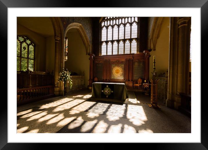 The Altar and the Light Framed Mounted Print by Nick Rowland