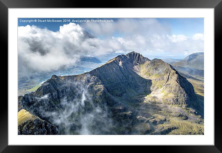 Liathach, Torridon. Framed Mounted Print by Stuart McGeown