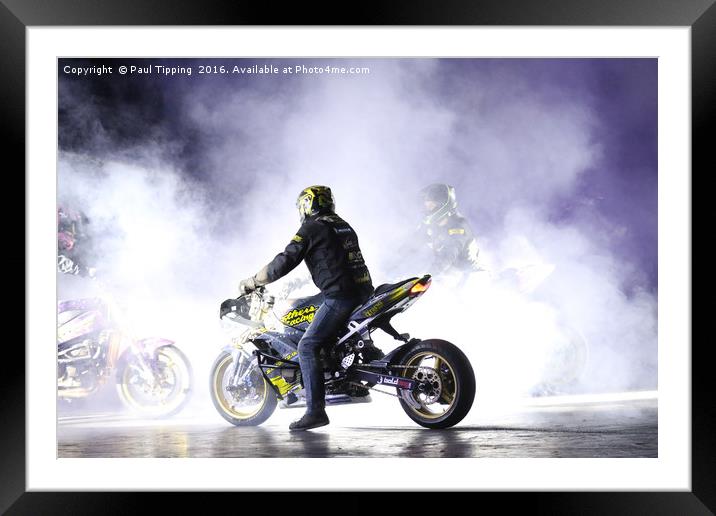 Top Gear stunt team at Scotland's Ignition Festiva Framed Mounted Print by Paul Tipping