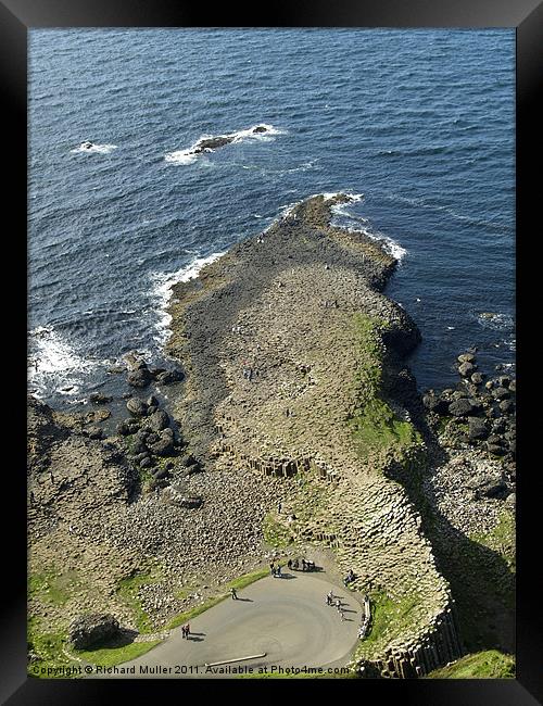 Giant's Causeway Framed Print by Richard Muller