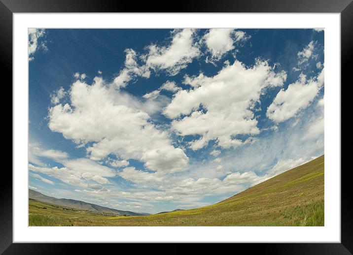 Montana Landscape Framed Mounted Print by Michelle Ellis