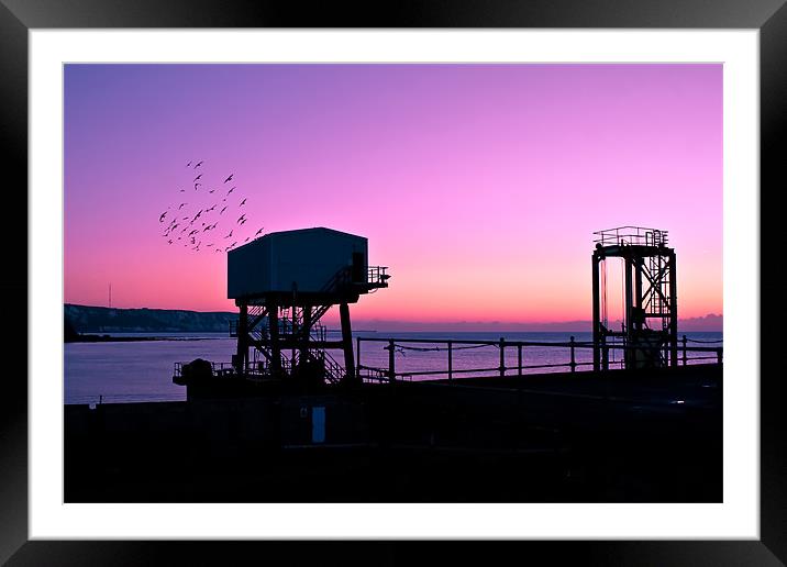 The Hour Before Sunrise Framed Mounted Print by Alice Gosling