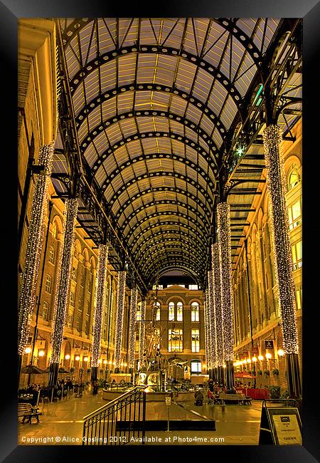 Hays Galleria London Framed Print by Alice Gosling