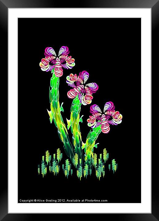 Spring Time Framed Mounted Print by Alice Gosling