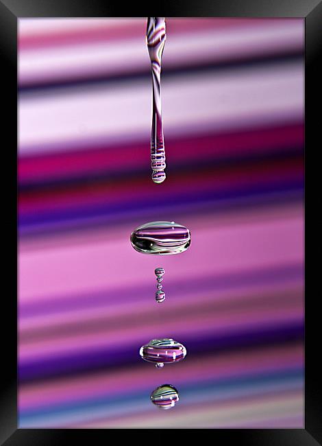 Rainbow Water Framed Print by Alice Gosling