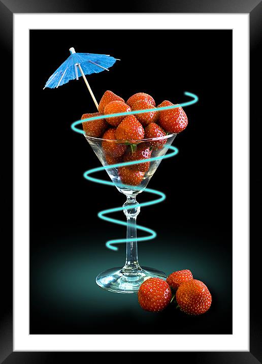 Fruit Cocktail Framed Mounted Print by Alice Gosling
