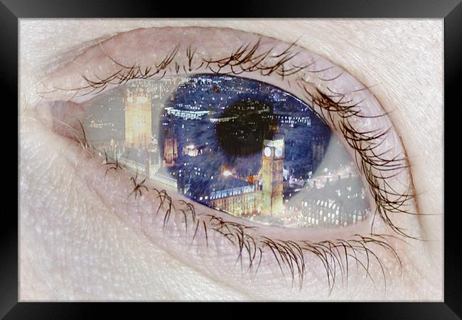 The London Eye Framed Print by Alice Gosling