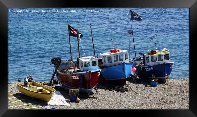 Pirates or Fishermen Framed Print by Lawson Jones