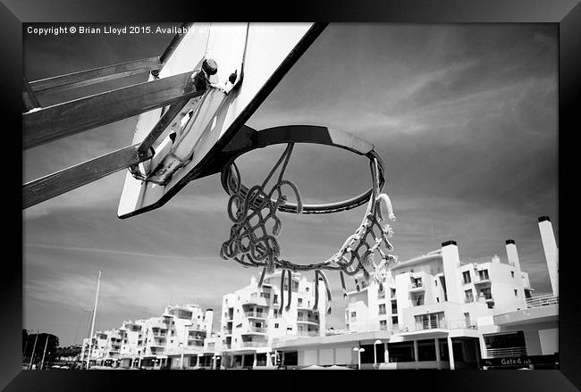  Hoop Dreams Framed Print by Brian Lloyd