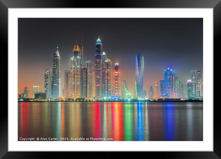 This Is Dubai Framed Mounted Print by Alan Carter