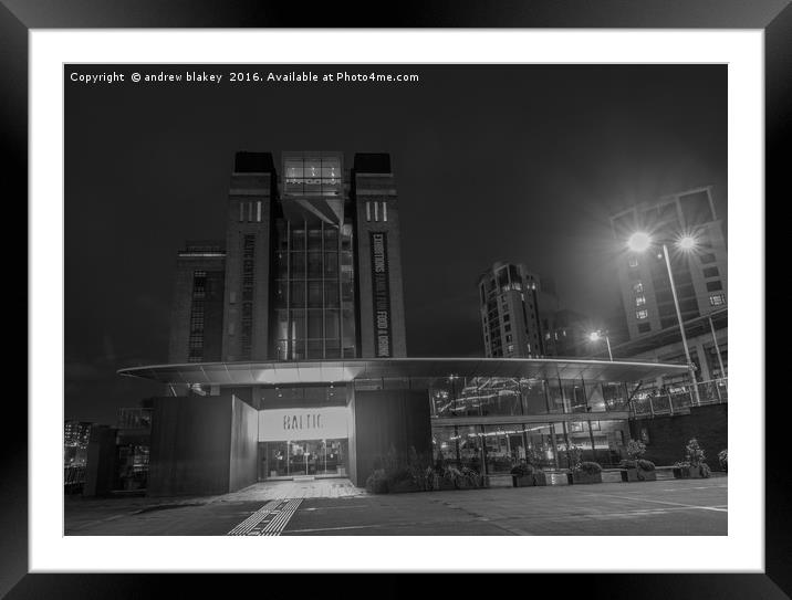 Baltic Centre for Contemporary Art Framed Mounted Print by andrew blakey