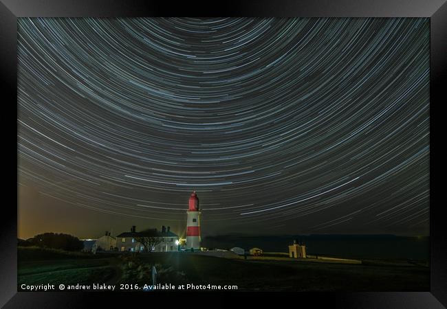 A Glowing Tribute to History Framed Print by andrew blakey