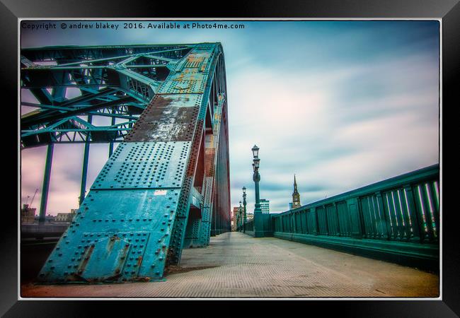 The Tyne Bridge Framed Print by andrew blakey
