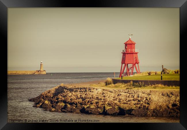 River View Framed Print by andrew blakey