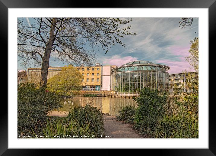 Sunderland Museum and Winter Gardens Framed Mounted Print by andrew blakey