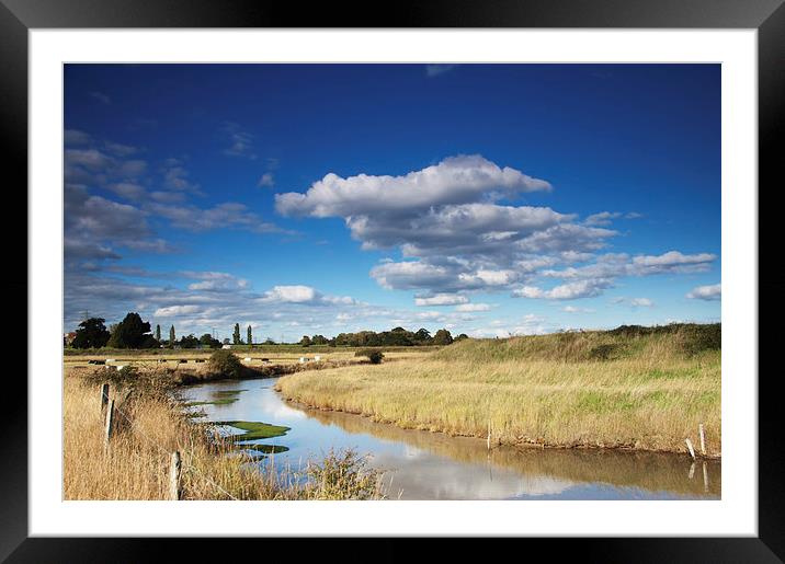 Autumn in the Crouch Valley, Essex  Framed Mounted Print by Paul Phillips