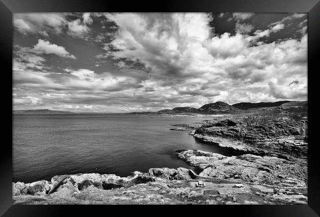 The view from Ardnamurchan Point, West Highlands Framed Print by Paul Phillips
