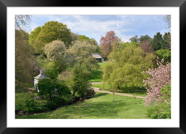 Castle Gardens, St Fagans Framed Mounted Print by Richard Downs