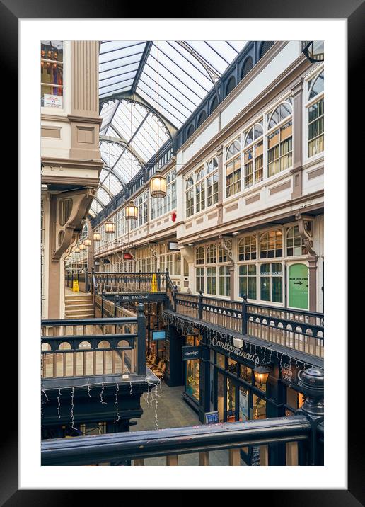 The High Street Arcade Framed Mounted Print by Richard Downs