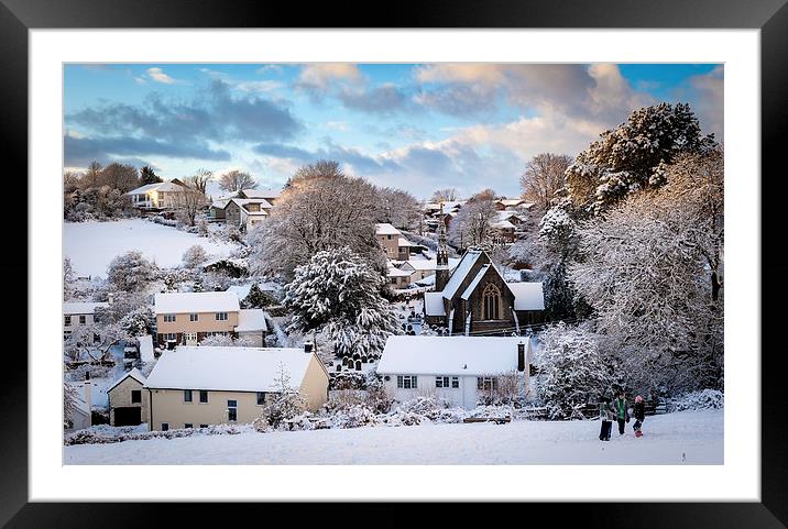 Christmas in South Wales Framed Mounted Print by Richard Downs
