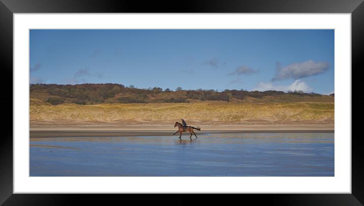 Gallop Framed Mounted Print by Richard Downs