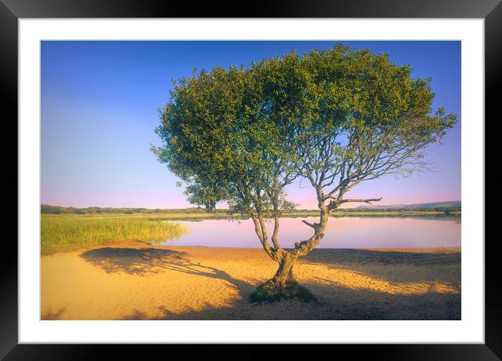 Kenfig Framed Mounted Print by Richard Downs