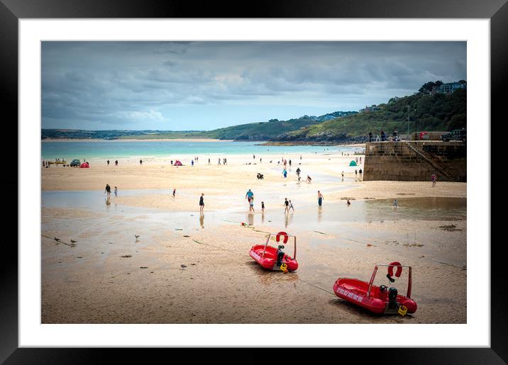 St Ives, Cornwall Framed Mounted Print by Richard Downs