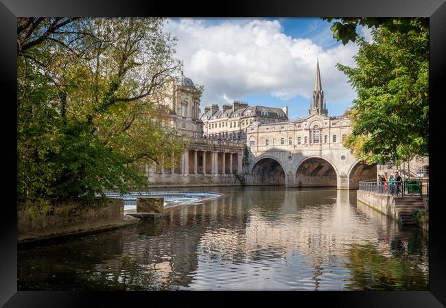 Pulteney Bridge, Bath Framed Print by Richard Downs