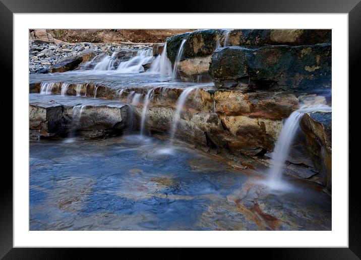 Flow Framed Mounted Print by Richard Downs