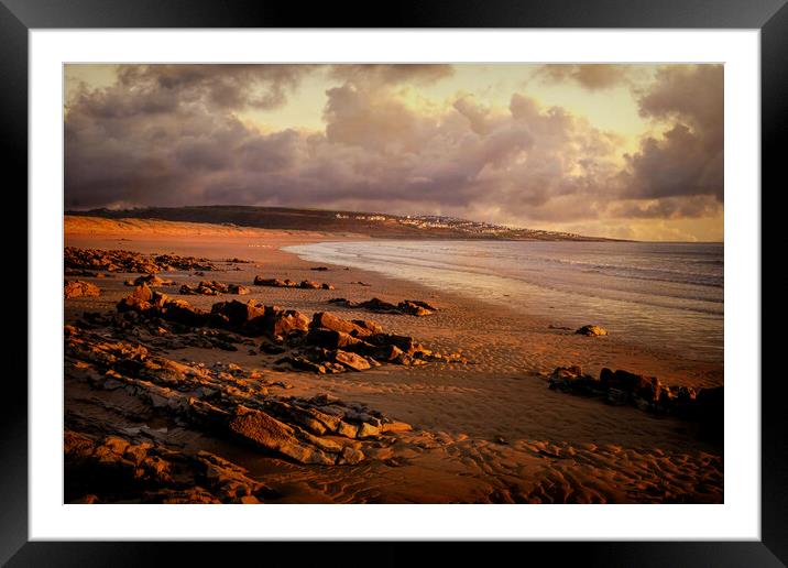 Ogmore Framed Mounted Print by Richard Downs