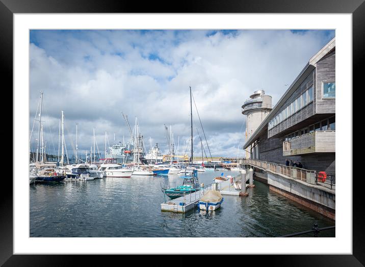 National Maritime Museum, Falmouth Framed Mounted Print by Richard Downs