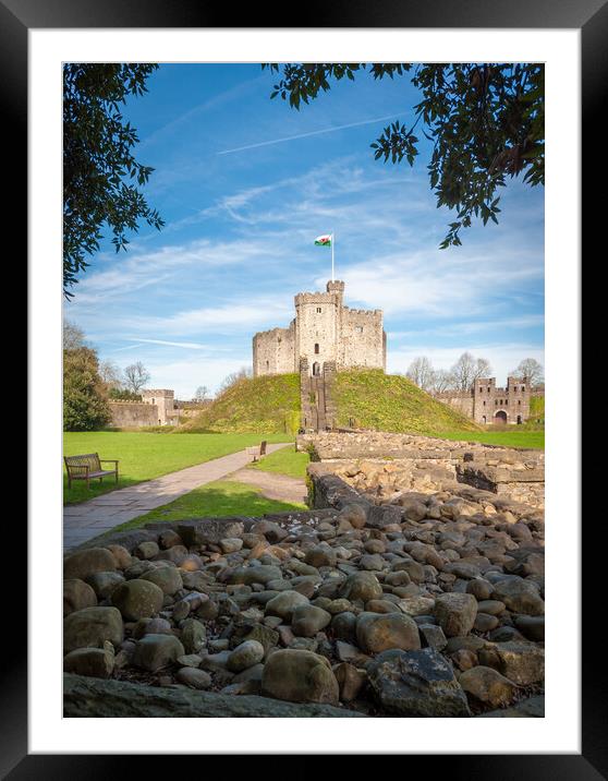 The Norman Keep Framed Mounted Print by Richard Downs