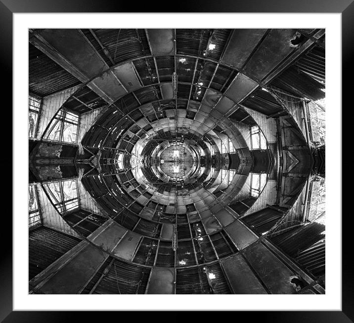 Derelict Airship of Repetition Framed Mounted Print by John Williams