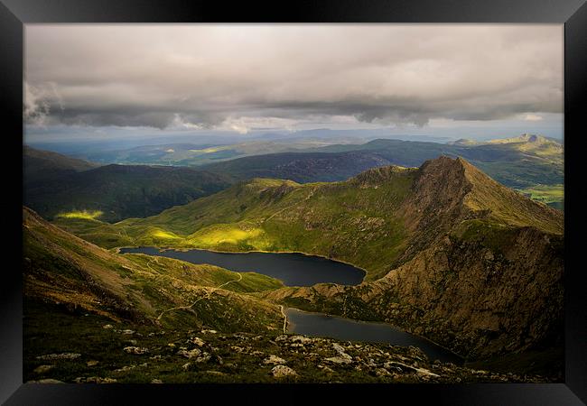 Llyn Llydaw Framed Print by Daniel Hill