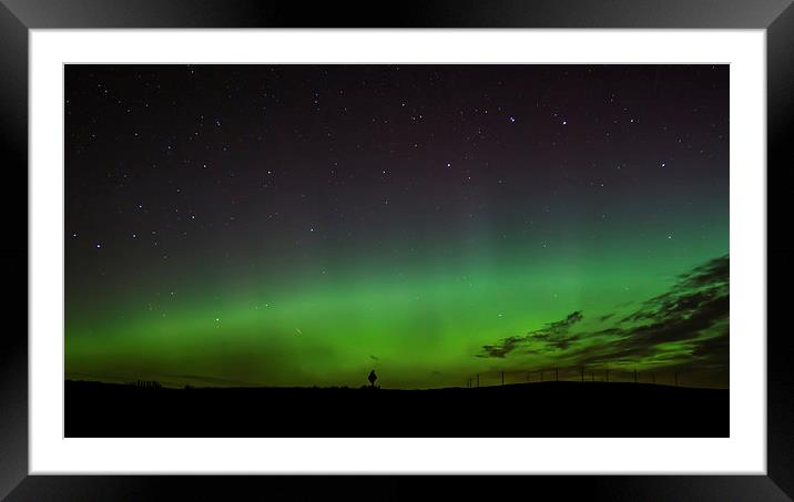  Aurora Framed Mounted Print by Jonathan Scaife