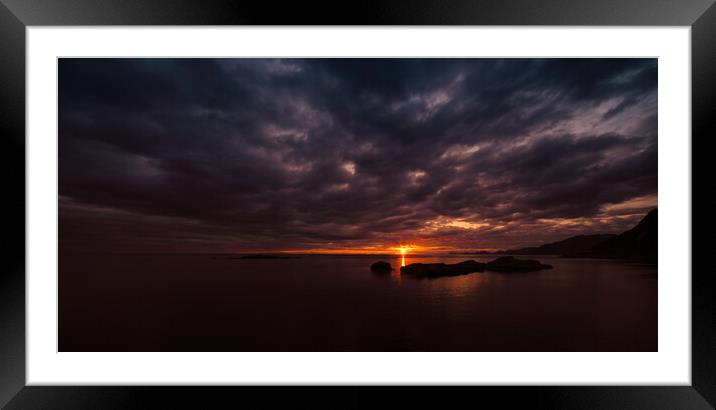 Sunrise in Lofoten Framed Mounted Print by Eirik Sørstrømmen