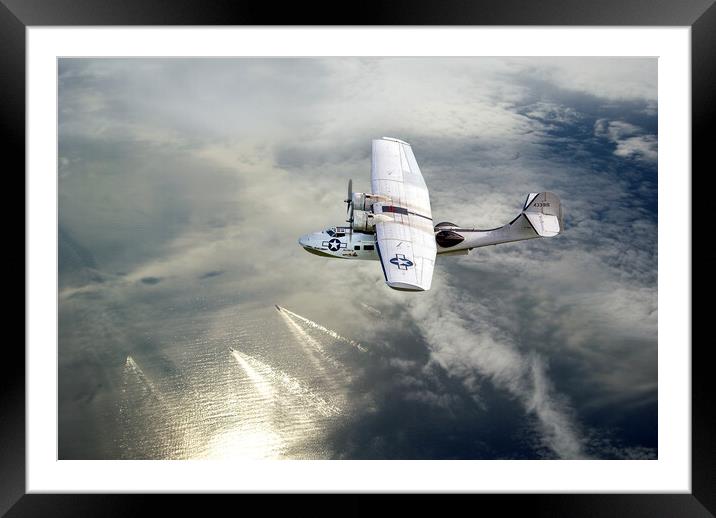 Catalina on Patrol Framed Mounted Print by David Stanforth