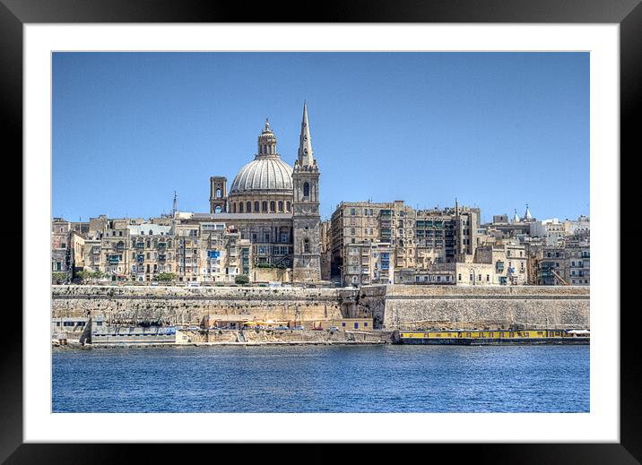 St. John's Cathedral Valletta Framed Mounted Print by David Stanforth
