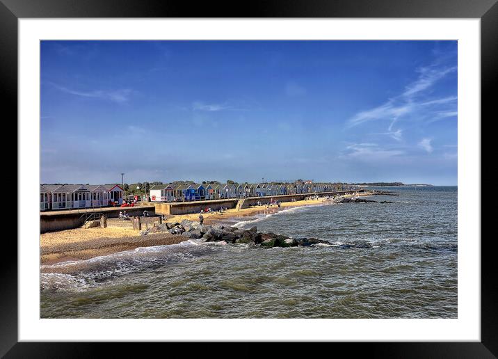 Southwold Seafront Framed Mounted Print by David Stanforth