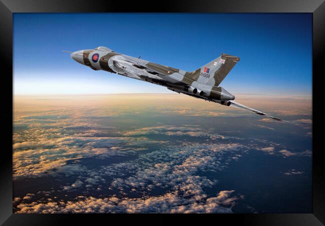 XH558 Queen of the Skies Framed Print by David Stanforth