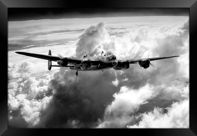 Lone Lancaster  Framed Print by David Stanforth