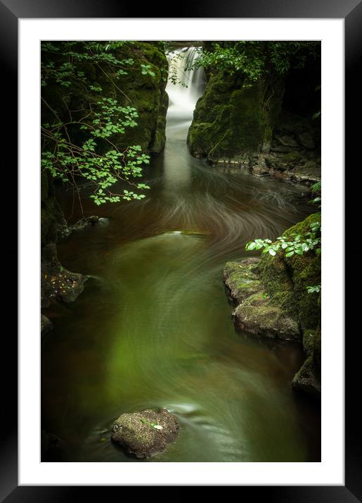 Devon River Framed Mounted Print by Willie Cowie