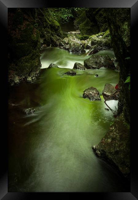 Devon River II Framed Print by Willie Cowie