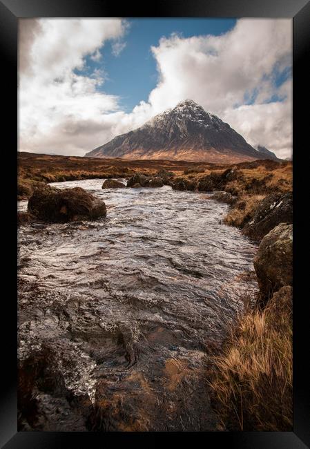Buachaille Etive Mor Framed Print by Willie Cowie