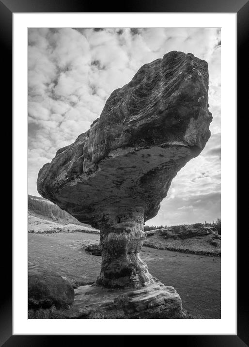 Bunnet Stane Framed Mounted Print by Willie Cowie