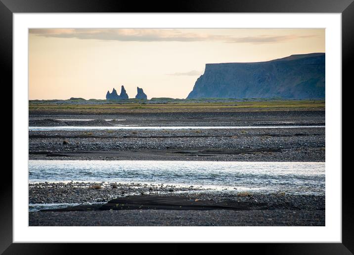 Vik Iceland Framed Mounted Print by Willie Cowie