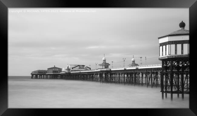 Blackpool South Pier Framed Print by MICHAEL YATES